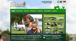 Desktop Screenshot of camping-texel.com